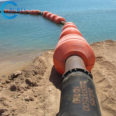 Boia de flutuação de mineração de flutuação de dragagem da tubulação do pontão dos flutuadores do encanamento da água