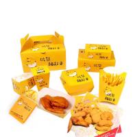 Impression sur mesure sur des emballages en papier kraft de qualité fast-food: idéal pour les boîtes de hot-dogs, de poulet frit et de hamburgers