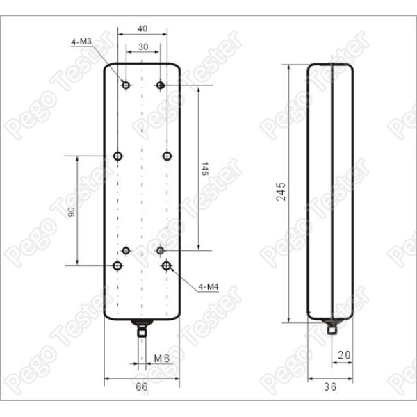 Portable Built In Sensor Electrical Safety Test Equipment Push Pull Force Meter