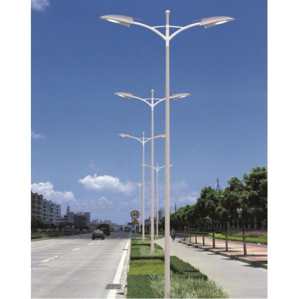 Round Tapered Hot Dip Galvanized Outdoor Light Pole 5-12m for Customer Requirements