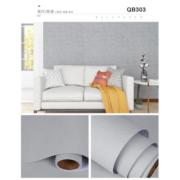 Papel de pared de tela azul rosa Papel de pared de tela impermeable para pared