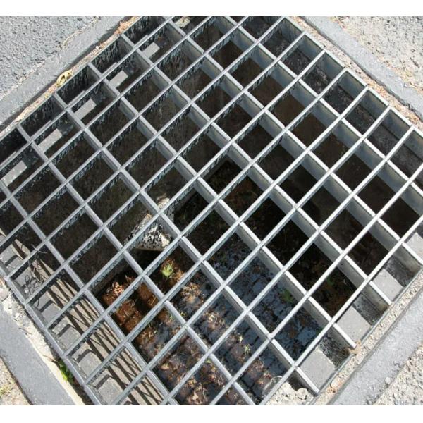 Hot Dipped Galvanized Metal Open Bar Grating Road Drainage Gutter Covers