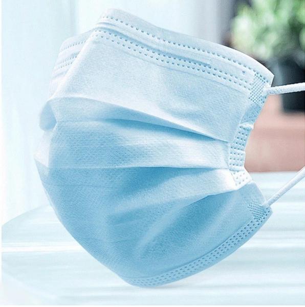 Factory Directly Supply Earloop Disposable Face Masks 3-Ply Blue Mouth Mask