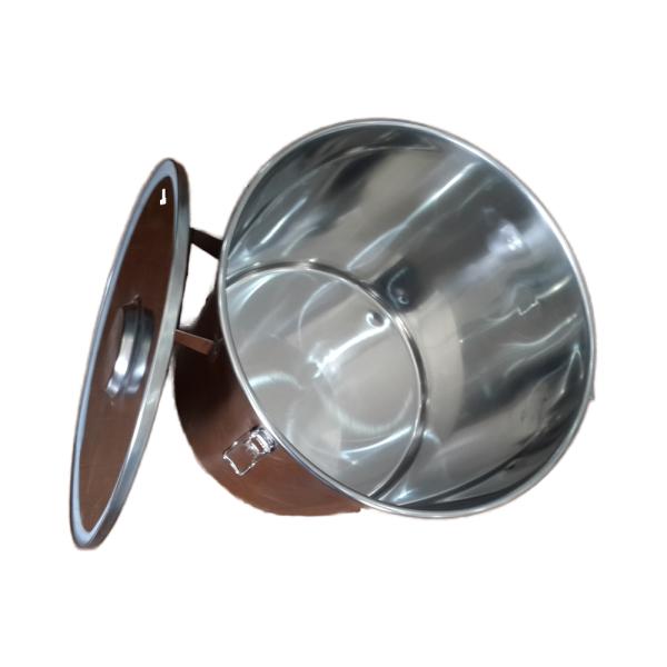 1.2mm Thickness 316L Stainless Steel Round Drum For Chemical Factories Application Fields
