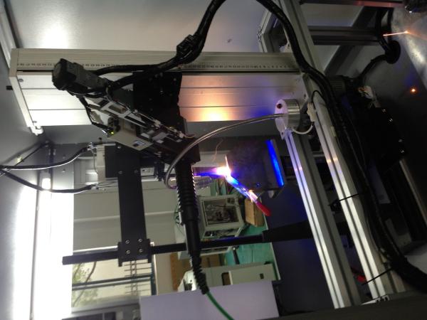 300W Pressure Gauge Fiber Laser Welding Machine with 5 Axis 4 Linkage Welding Fixtures