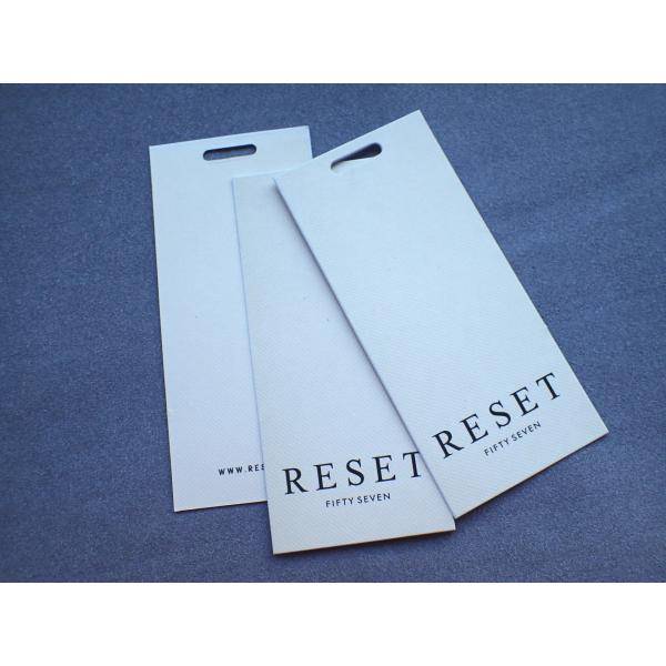 Повторно использованная бумага 200gsm 	бирки качания одежды 0.23mm