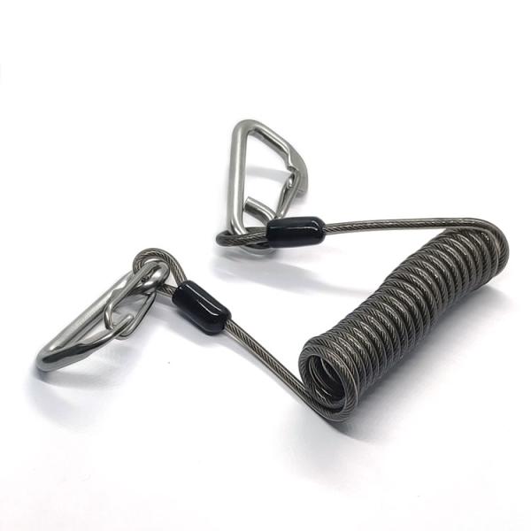 Талреп инструмента весны профессиональной регулируемой Retractable безопасности пластиковый покрытый стальной спиральный