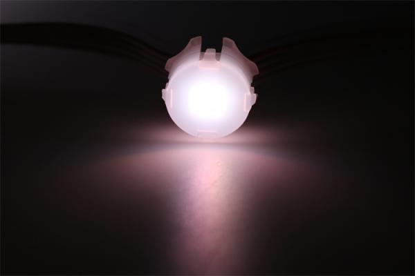 Permanent Pixel Point Lights DMX 20mm DC12V Led Christmas RGB Lights for Surface Mounted Installation