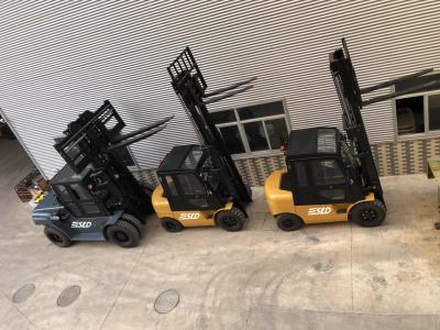 maneira 3 direcionais Ton Diesel Truck do mastro 4 de 6000mm