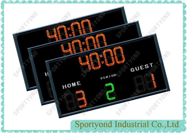 Futsal Electronic Scoreboard For Soccer Scores Sign Display with timer display and time period