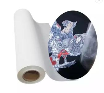 150m/rouleau film d'impression par transfert de chaleur mat transparent 40psi - 50psi