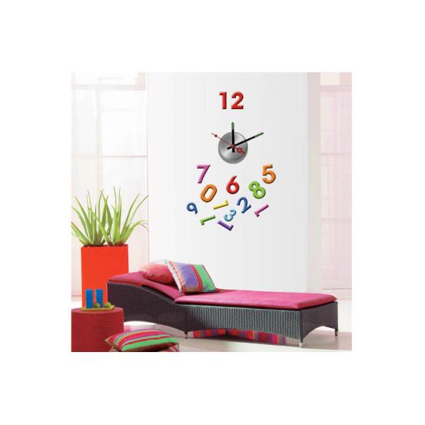 Numbers Vinyl Wall Decoration Sticker Clock 10A007 