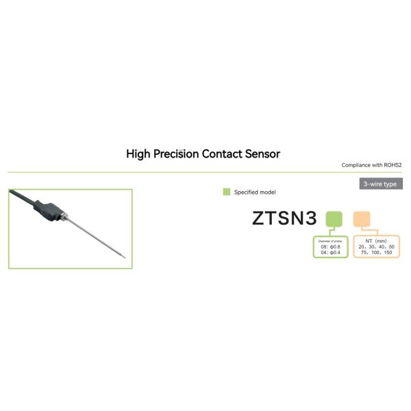 IP65 Japan Original ZTSN3 Machine Tool Automatic Sensor Contact Long Probe CNC Machining Center Stylus