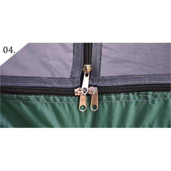 Кампинговые палатки на открытом воздухе Солнцезащитные и вентилируемые Автоматические стекловолокно рама 210D Полиэстер 240*240*140 см Зеленый современный дизайн