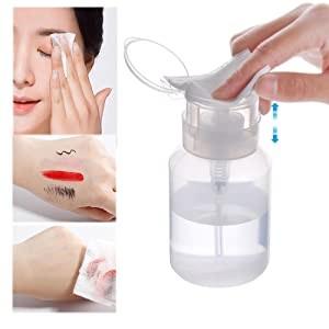 PET mate 120ml 150ml frasco de remoção de maquiagem com tampa de parafuso para água de toner para olhos ou rosto