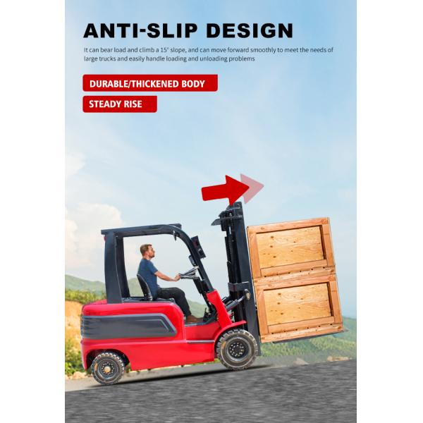 High Quality 3Ton Self-Loading Electric Forklift Truck 4 Wheel Small Electric Forklift for Factory Warehouse