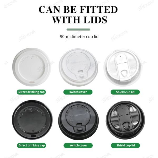 Custom Printed Disposable Double Wall Paper Cup For Coffee Cup And Hot Drinks