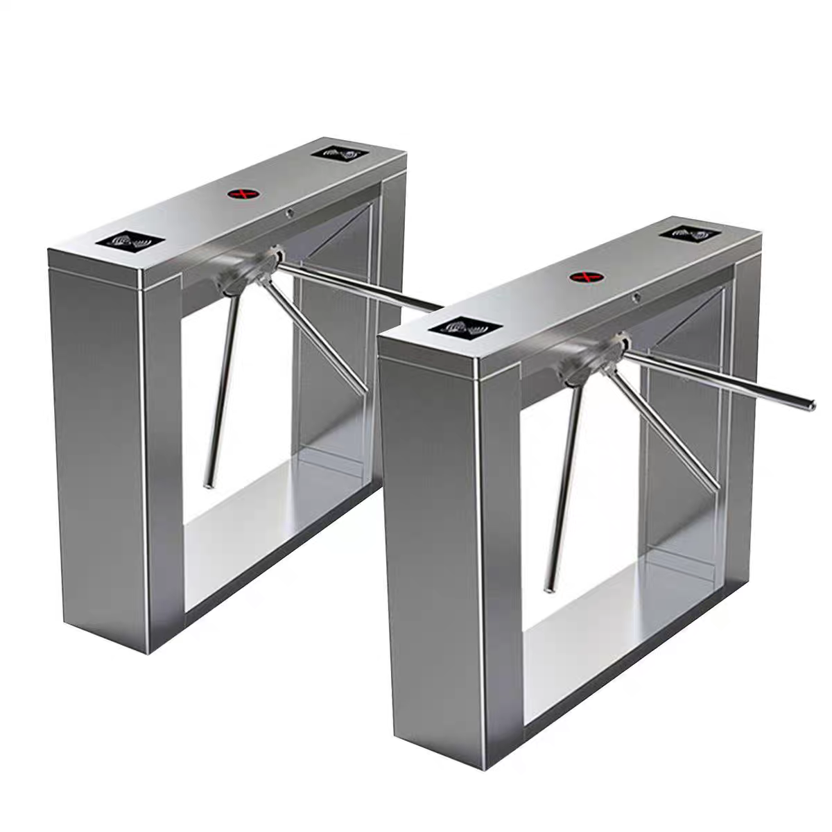 Stainless Steel Three Arm Turnstile Gate for Public Transportation Stations Entrance