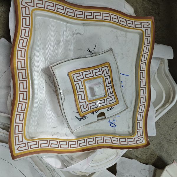 Custom Pattern Melamine Decal Paper High Fade Resistance For Tableware Decoration