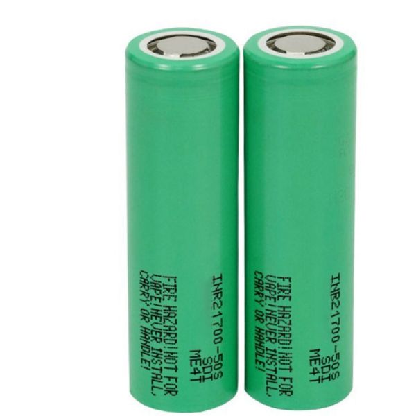 21700 Lithium Battery 3.6V High Capacity 5000mAh Power Cell Rechargeable Flat Top