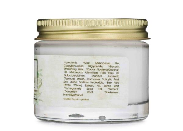 Tea Tree Oil Face Cream For Oily, Acne Prone Skin Natural & Organic Facial Moisturizer