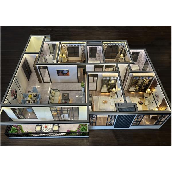 LED Lighting Architectural Interior Model 1:25 House Interior Design Model