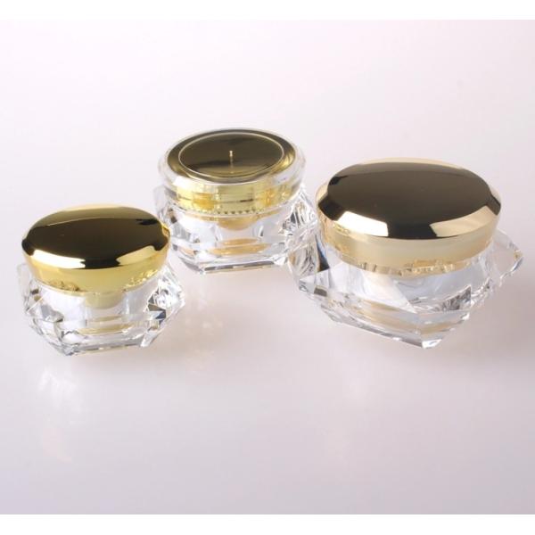 Collar Material ACRYLIC 15g 30g 50g Container for Luxury Eye Cream in Diamond Jar