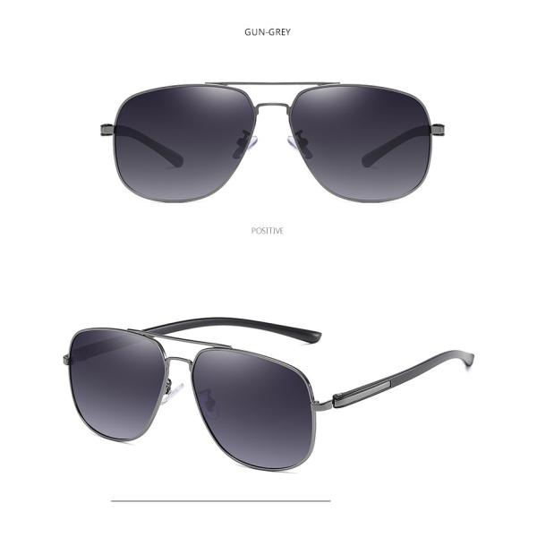 Unique Trending Uv400 Polarized Sunglasses BSCI Square Ocean Lens