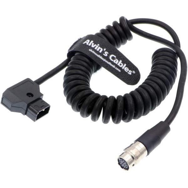 Медный мужчина крана проводника d свернул спиралью силовой кабель 12 Pin Hirose