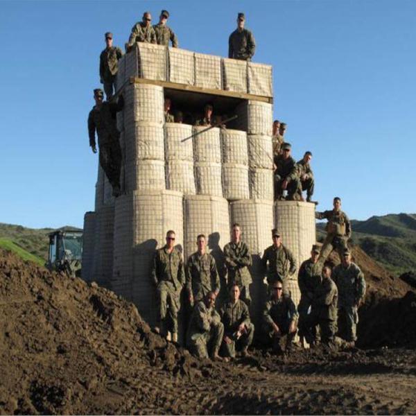 Барьер 4mm военного регулирования паводковых вод Hesco Mil1 корзины Gabion защитительный