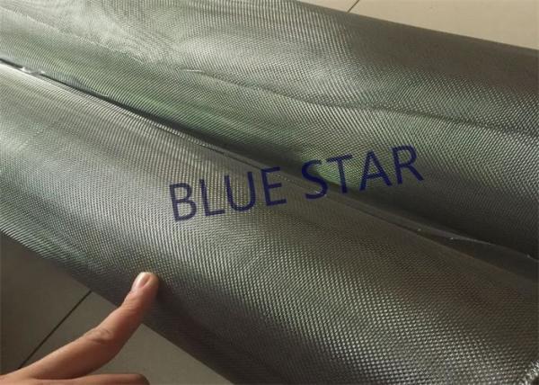 Powder Coated Black Stainless Steel Woven Wire Mesh Mosquitoesprotecttion Door / Window Screen