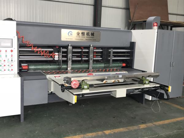 Electrical Adjust Type Carton Box Rotary Slotter Machine 50mm Wall Thickness
