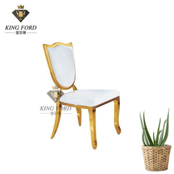 Rose Gold 201 Stainless Steel Chair Commercial Furniture SS Dining Chair