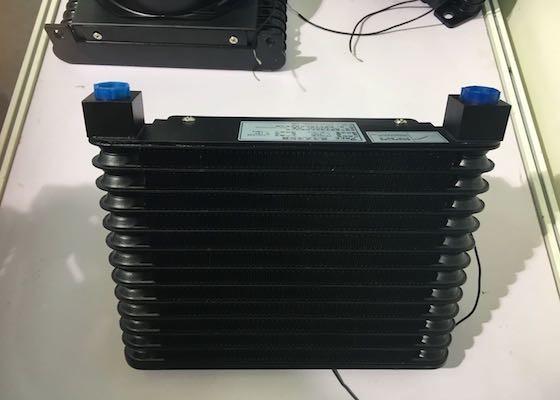 Aluminum Small Stacked Plate Fin Heat Exchanger for Oil to Air Cooling