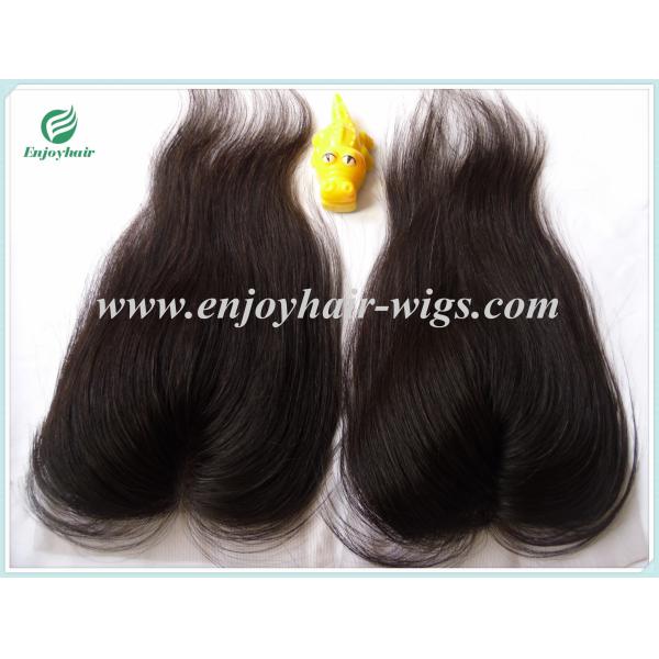 Lace top closure 4''x4'' ,malaysian virgin hair natural color straight 10''-24''length