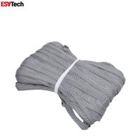 High Visibility Sew On Reflective Piping Hi Vis Polyester Silver Reflective Piping Trim