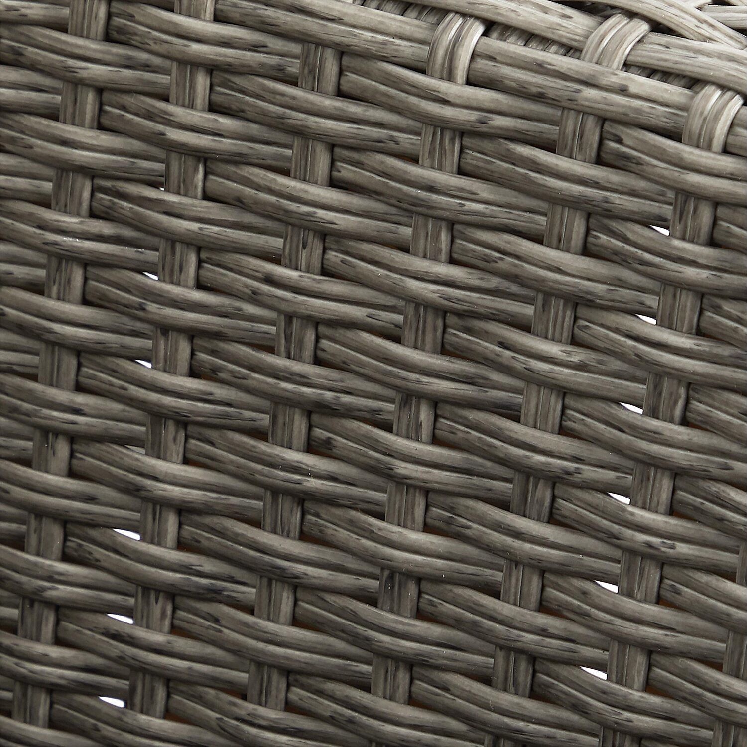 AJUNION Rattan Weave Cushion Storage Box A Must-Have for Tools Lock and Wheels Included