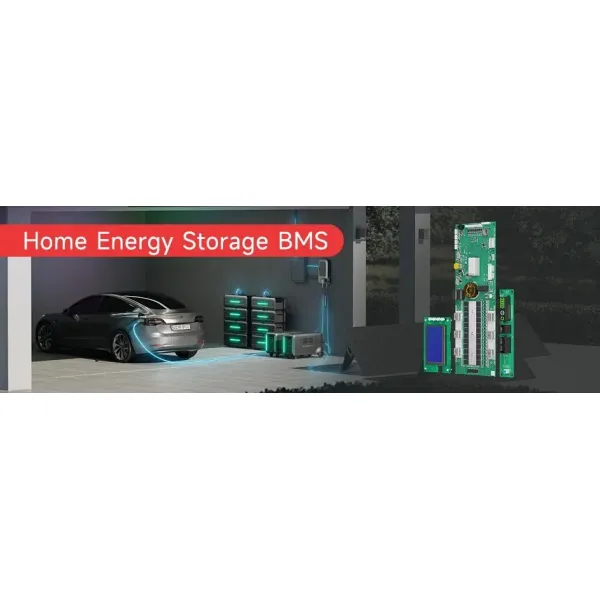 Active Balance BMS for 8s-17s Batteries with Bluetooth and LCD