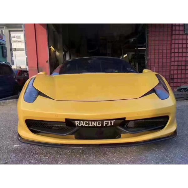 For Ferrari 458 Carbon Fiber Body Kit 458 Carbon Fiber Front Lip Diffuser Spoiler Side Skirt Body Kit