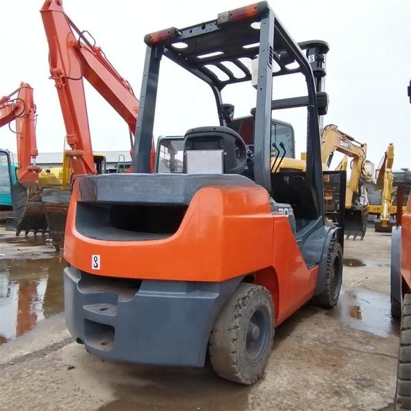 Multifunctional 3 Ton Japan Imported Used Toyota Forklift Ready In Low Working Hours