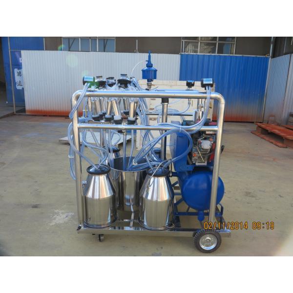 HL-JN03B Gasoline and Electric Motor Milking Machine with 4 Milking Bucket