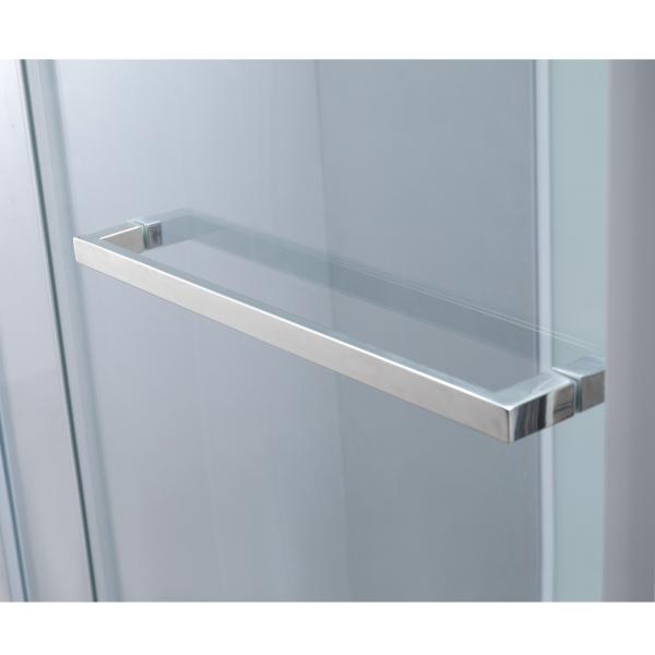 Fashion Pivot Door, Corner Shower Stalls , Square Shower Cabin with Grey acrylic tray