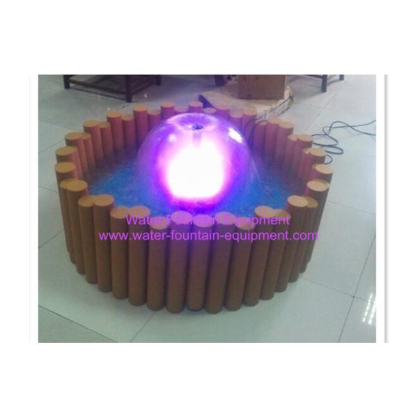 Indoor / Outdoor Crystal Mushroom Water Fountain Set With Lights , 68cm -100cm