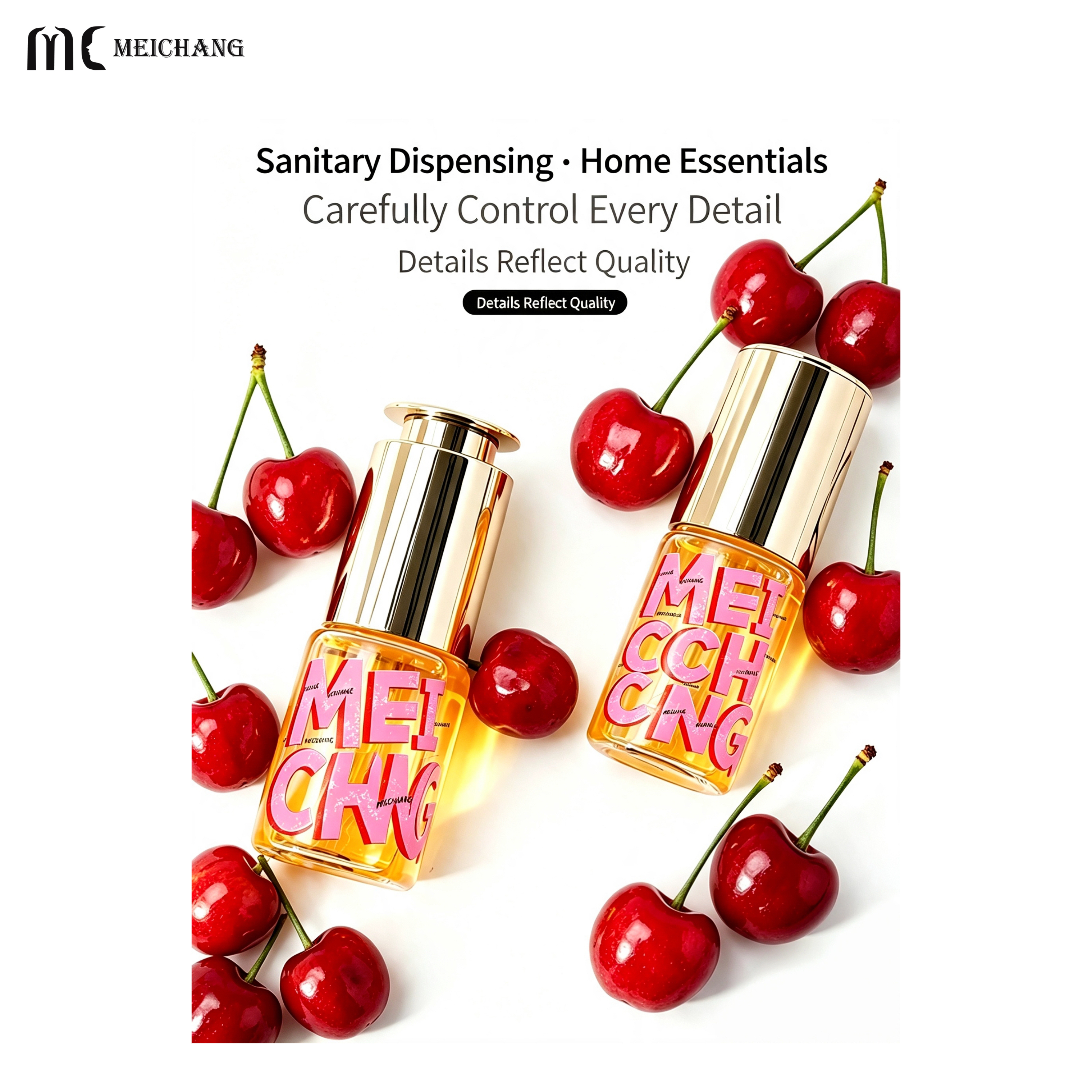 15ml /20ml /30ml /35ml Twist-Press Integrated Dropper Glass Serum Bottle for Professional Skincare(MC-621)