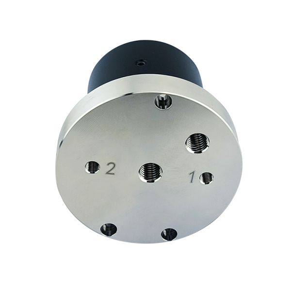 2-Channel High-Speed Pneumatic Slip Ring with Flange Mounting Design and 0.8 MPa Pressure Resistance for Gas Rotary Union Applications