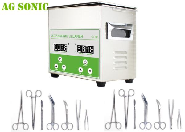 Do líquido de limpeza ultrassônico do banho dos instrumentos cirúrgicos 3L do laboratório líquido de limpeza ultrassônico de Benchtop