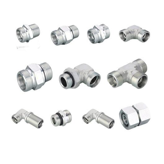 Metric Thread Hydraulic Bite Type Tube Fitting with Captive Seal Metric Female 24 Cone