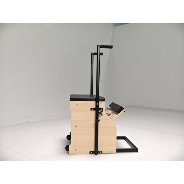 High End Wooden Pilates Equipment Elite Maple Pilates Wunda Chair Dual Spring Tension System