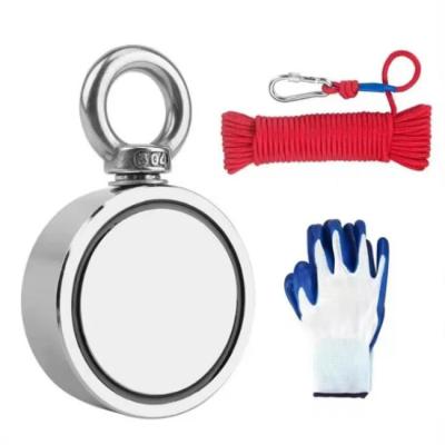 OEM Strong Neodymium Fishing Magnet Pot Cup Magnet 0.05mm Tolerance