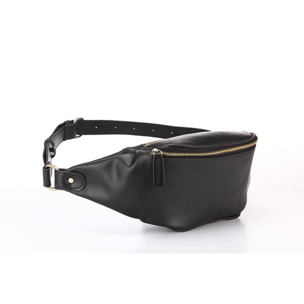 2024 Black Pu Leather Small Mobile Phone Pack Secure Zipper Closure for Your Phone